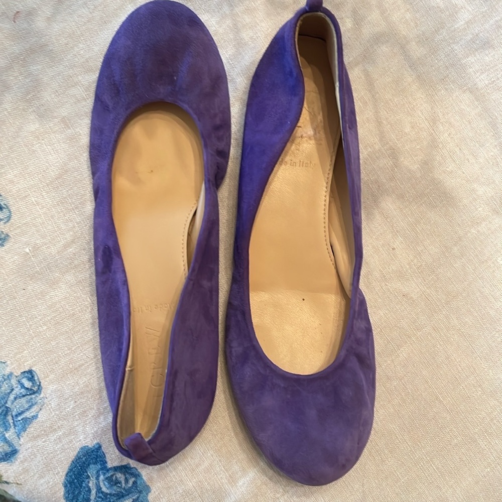 JCrew Cece suede ballet flat; royal purple; Sz 7; style 46198 - Picture 5 of 5